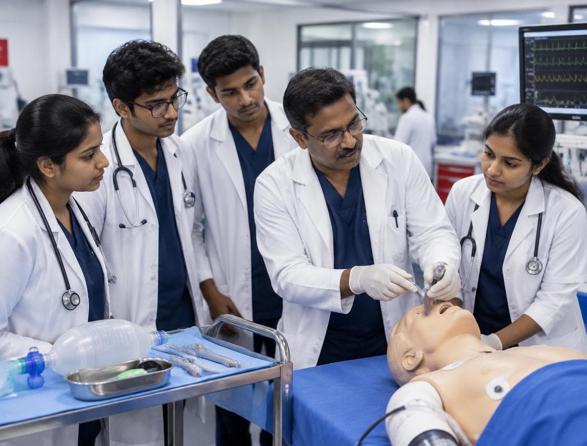 Clinical skills training with medical faculty